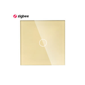 1Gang Tuya Switch Galss Zigbee Gold