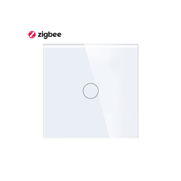 1Gang Tuya Switch Galss Zigbee white