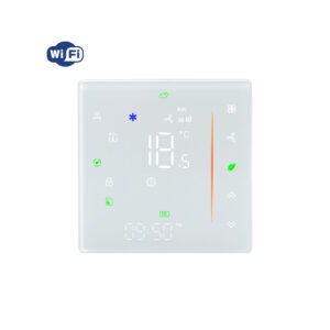 220V Thermostat Wifi White Glass