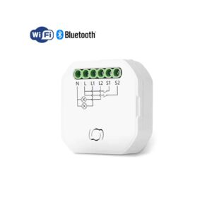 Smart Curtain Switch Module 2Gang back side