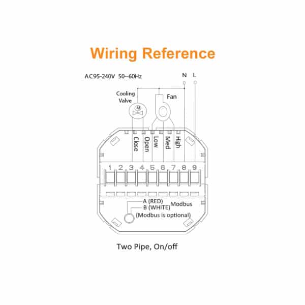 Smart Thermostat Wiring Reference 220V