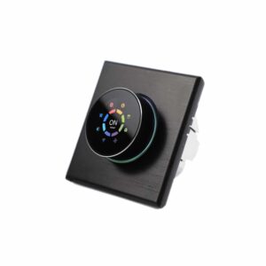 Wifi Thermostat Knob 220V Black side view