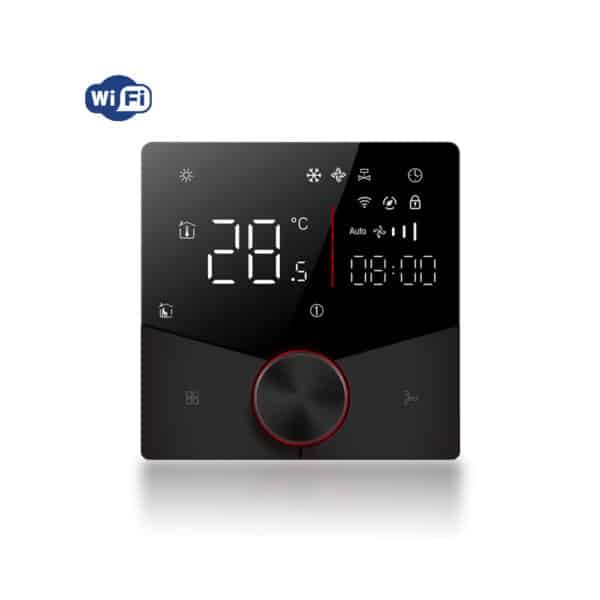 Wifi Thermostat with Knob 220v Black