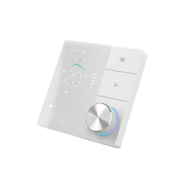 Wifi Thermostat with Knob 220v White side view