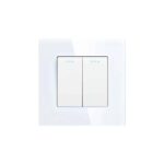 2gang mechanical switch white