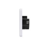 Arc Glass Switch White - Side View