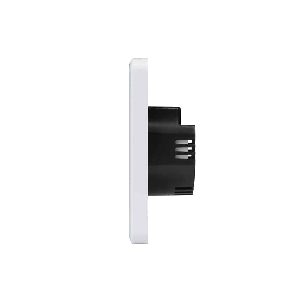 Arc Glass Switch White - Side View