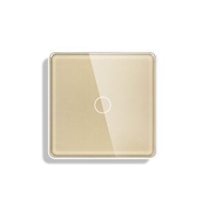 Lumis 1Gang Arc Glass Switch Gold