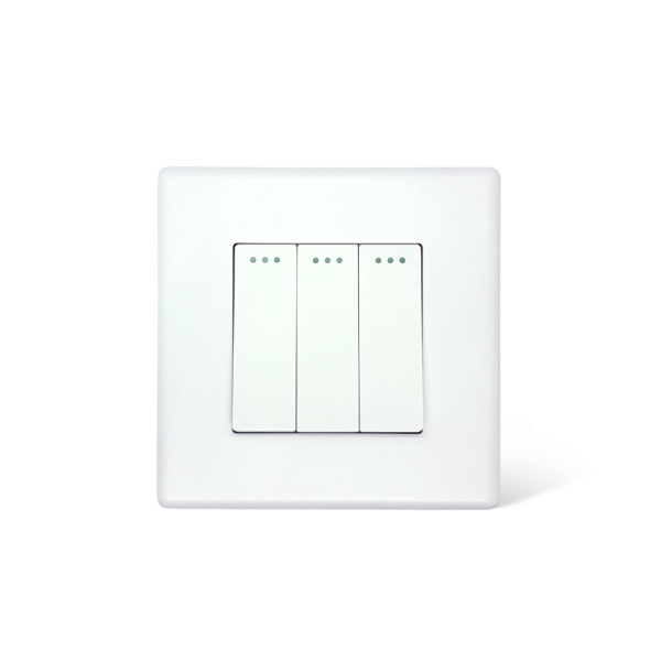 Light Touch Switch 3Gang White