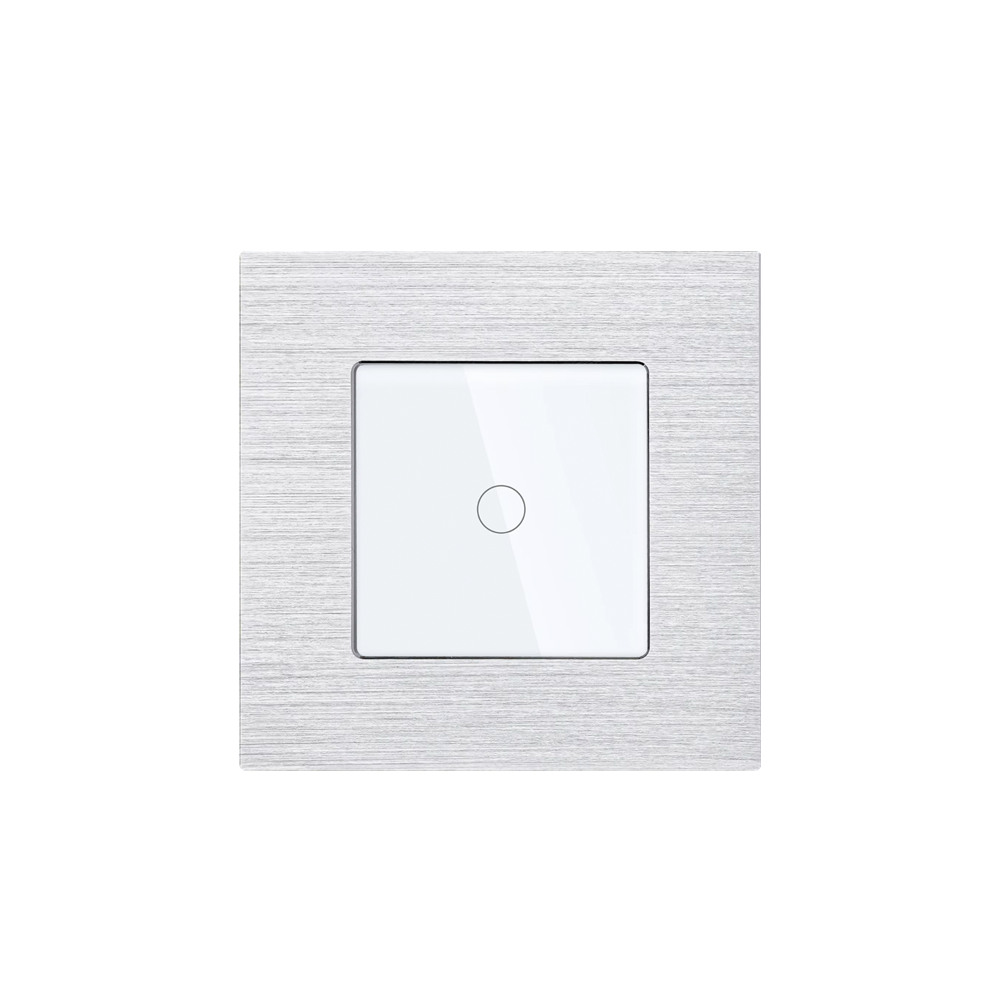 Aluminum Frame Touch Switch 1Gang