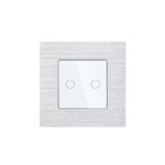 Aluminum Frame Touch Switch 2Gang