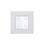 Aluminum Frame Touch Switch 4Gang