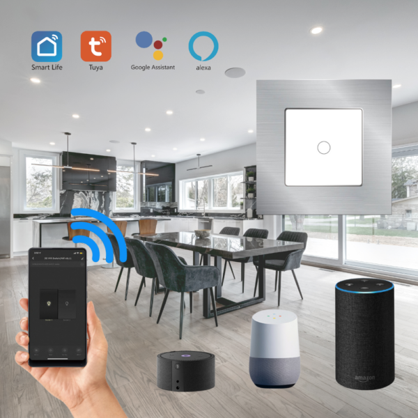 Aluminum Frame Touch Tuya Smart Switch