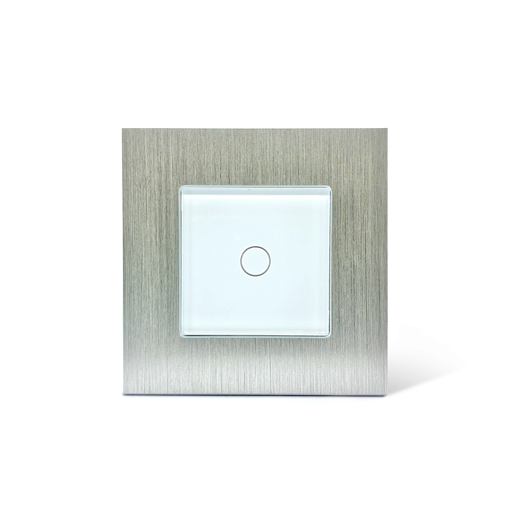 Tuya Aluminum Silver Touch Switch