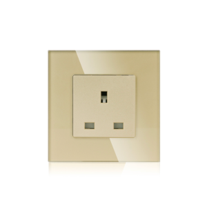 Single Socket 13A Gold