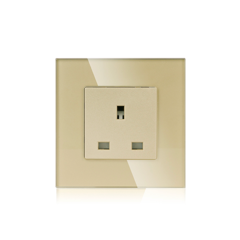 Single Socket 13A Gold